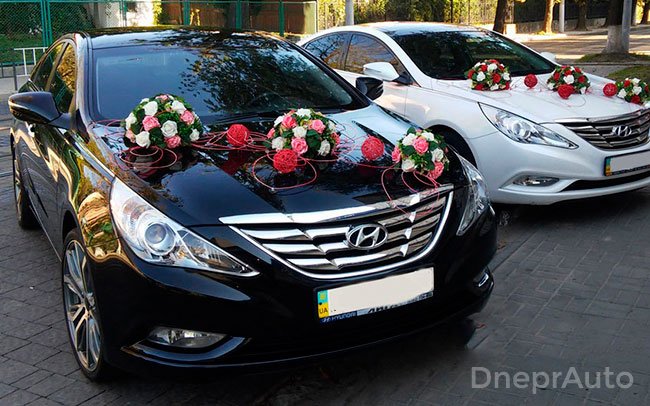 Аренда Hyundai Sonata New на свадьбу Днепр
