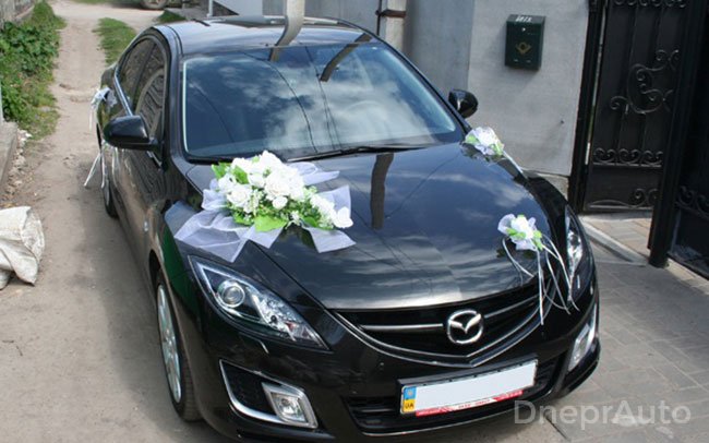 Аренда Mazda 6 на свадьбу Днепр