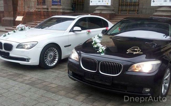 Аренда BMW 7 на свадьбу Днепр