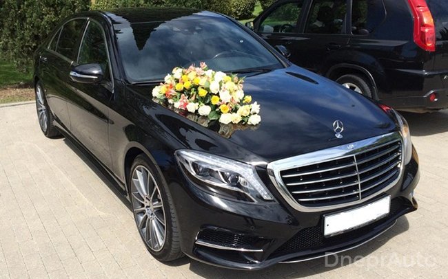 Аренда Mercedes Benz W222 на свадьбу Днепр