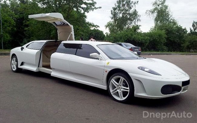 Аренда Лимузин Ferrari 430 на свадьбу Дніпро